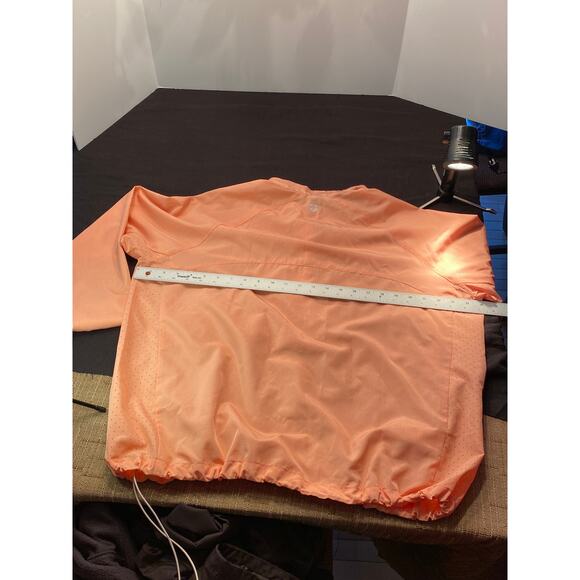 Eddie Bauer sun protecting womens extra large XL top orange white checked NWOT - Picture 6 of 10